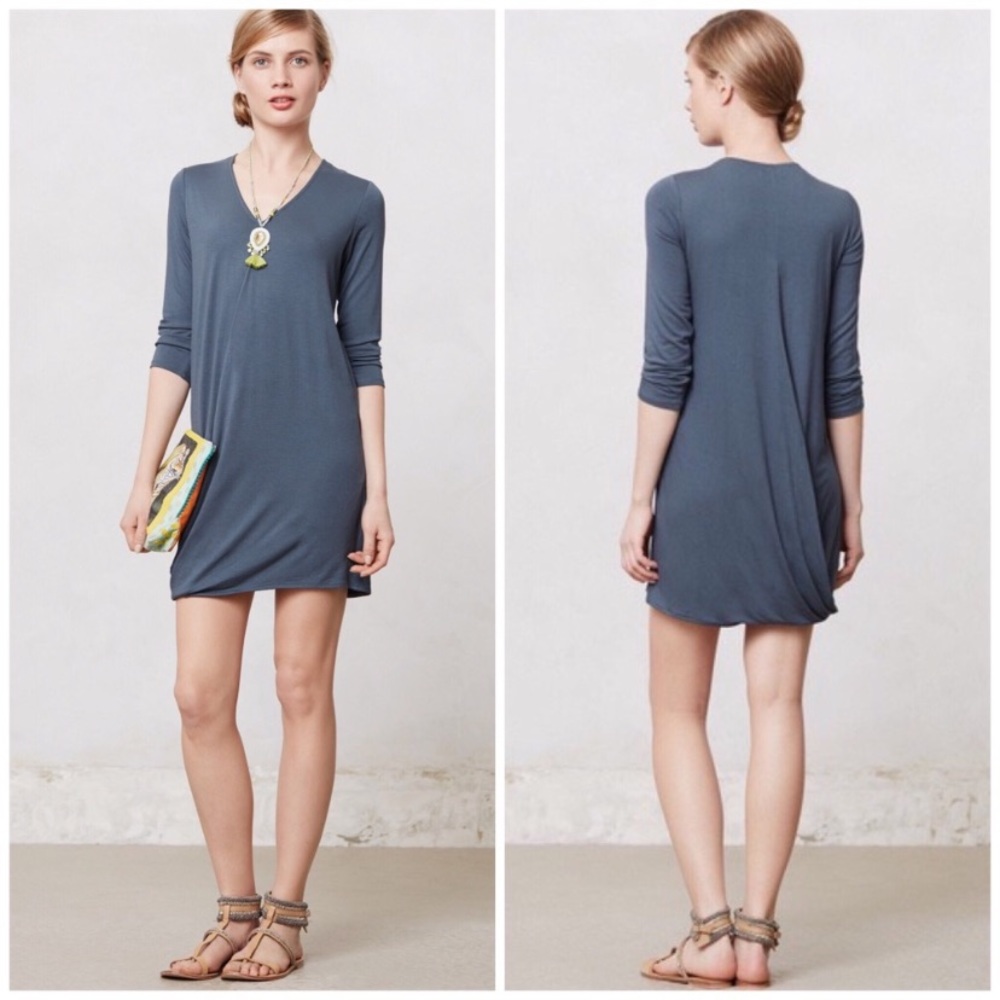 Anthropologie Meadow Rue Twirled Hem Dress